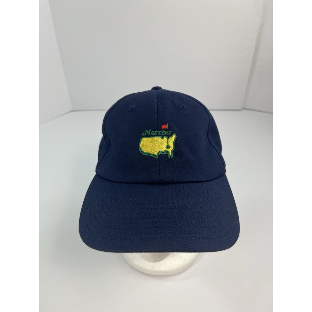 The Masters Logo Navy Blue Golf Hat Augusta National American Needle Classic
